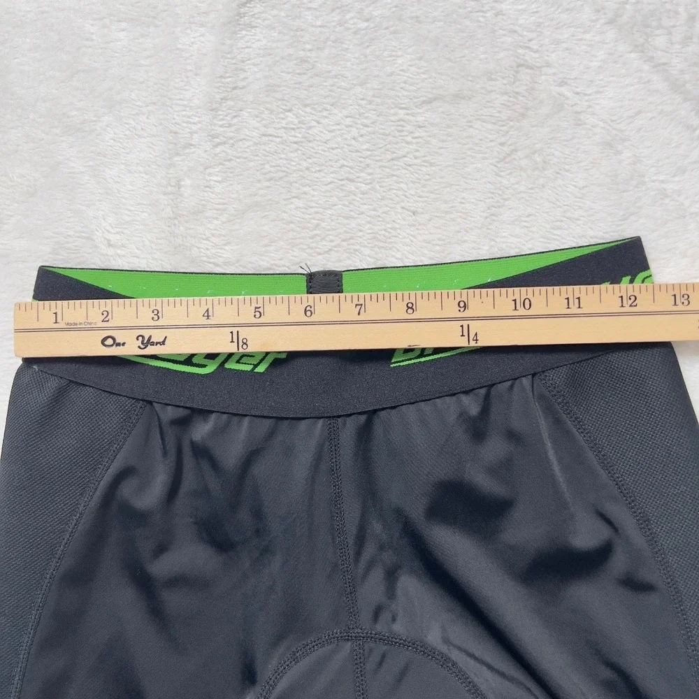 Bracelayer 7/8 Cycling Compression Pants Mens L Black KXV Greenline Knee Support
